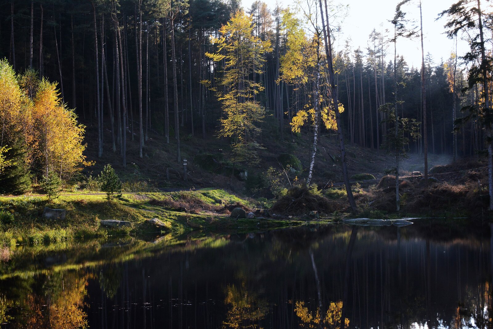 Kaskáda rybníků u Valtínova — Česká Kanada, Nová Bystřice okolí